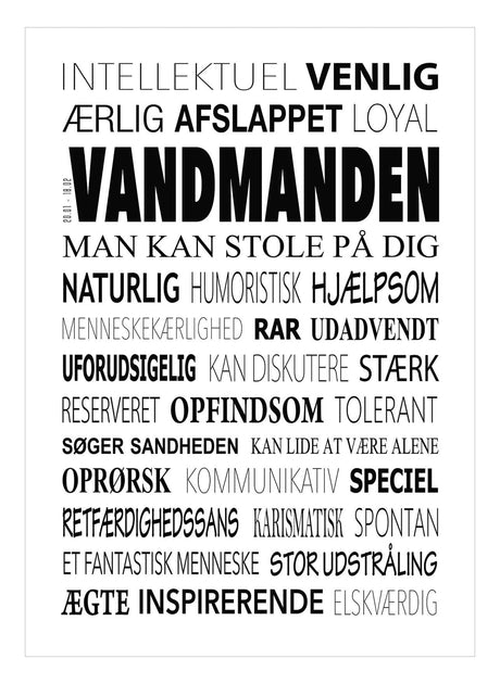 Art Card - Vandmanden - Incado