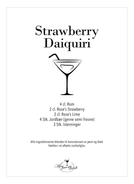 Art Card - Strawberry Daiquiri - Incado