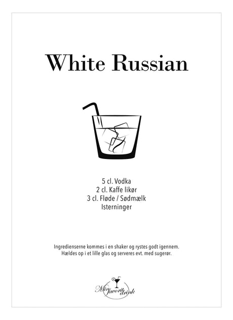 Art Card - White Russian - Incado