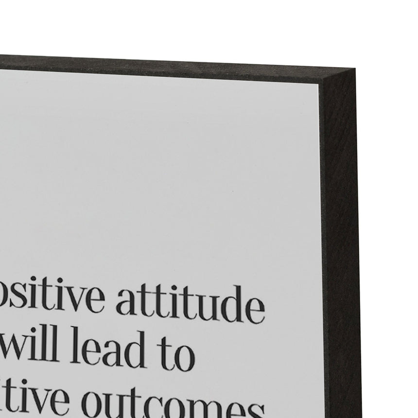 Art Block - Positive Attitude - Incado