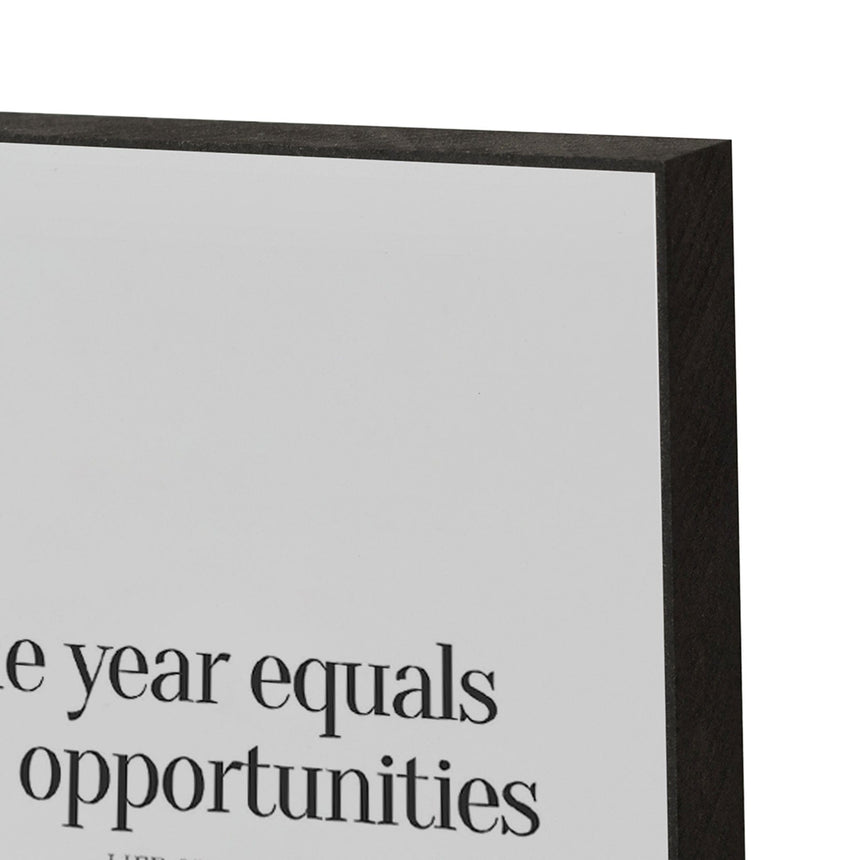 Art Block - One Year Equals - Incado