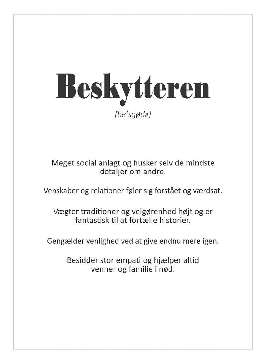 Art Card - Beskytteren - Incado