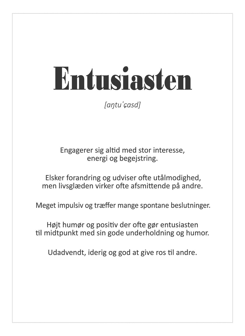 Art Card - Entusiasten - Incado