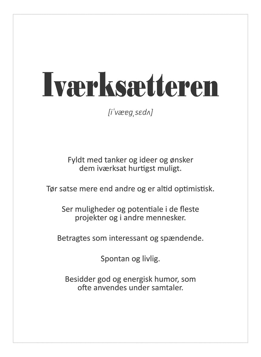Art Card - Iværksætteren - Incado