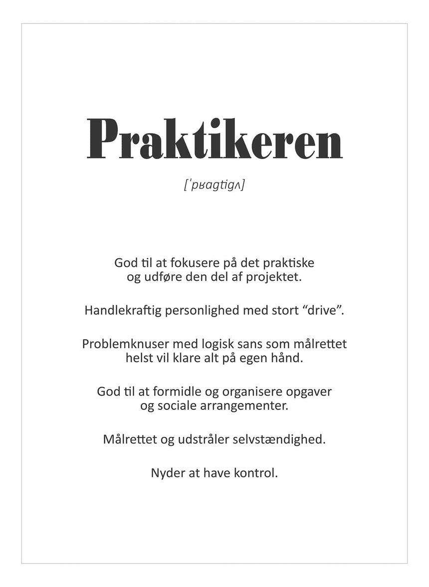 Art Card - Praktikeren - Incado