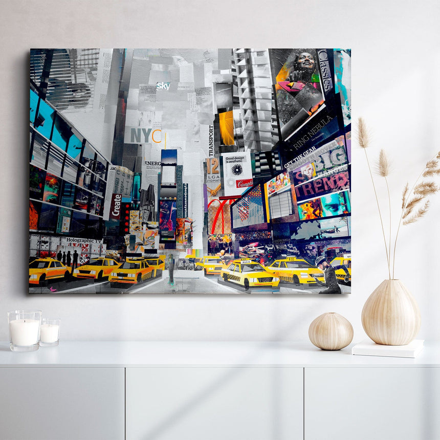 Lærredstryk - Times Square - Incado