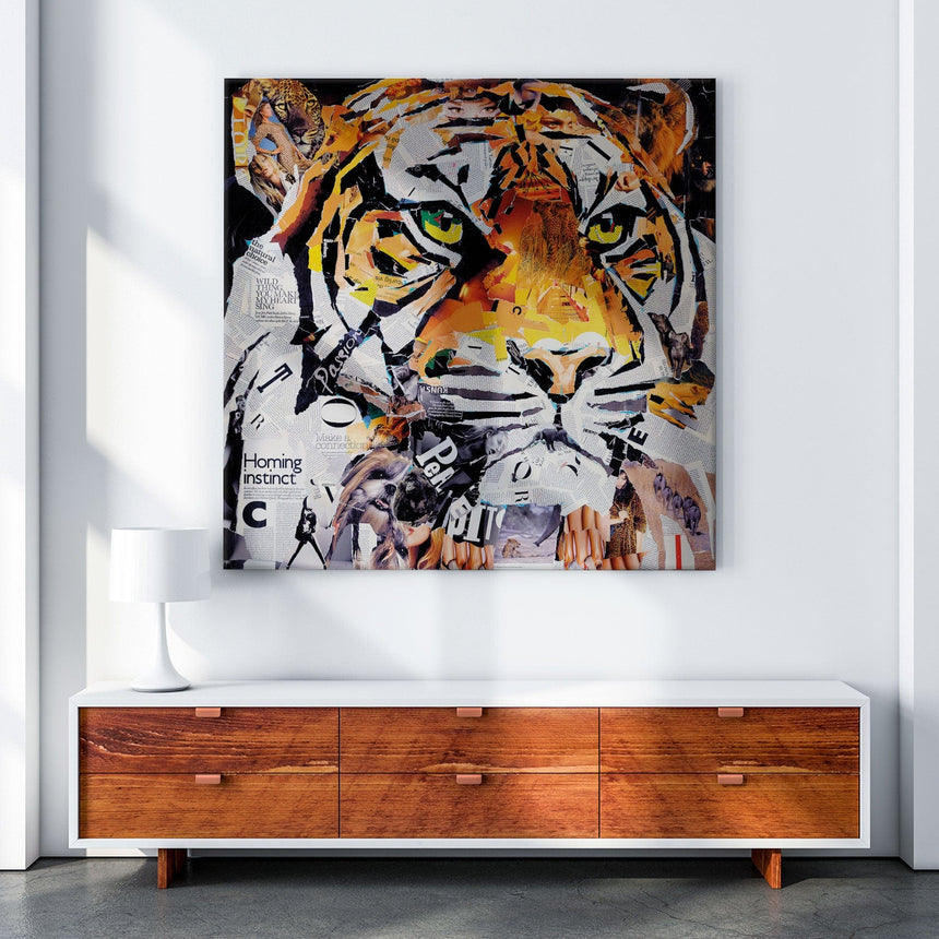 Lærredstryk - Hello Tiger - Incado