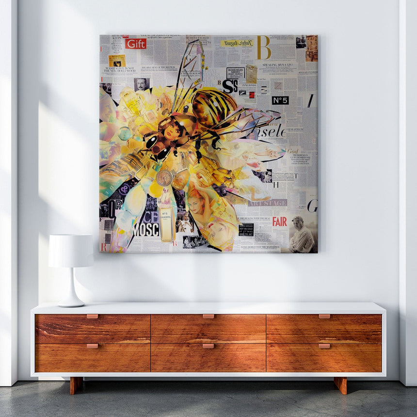 Lærredstryk - Bee - Incado