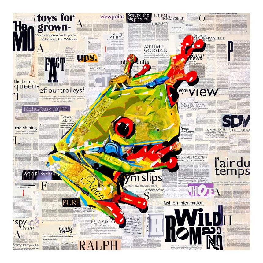 Lærredstryk - Ralph the Frog - Incado