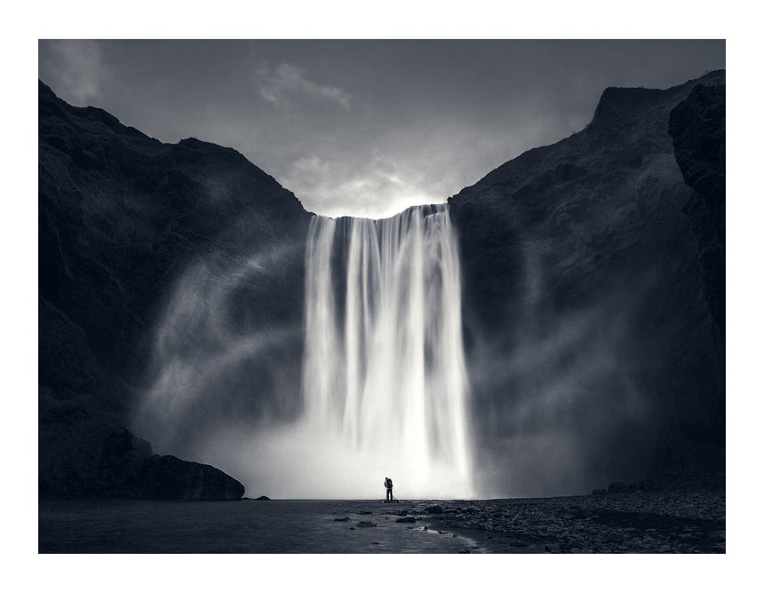 Lærredstryk - Skogafoss - Mads Iversen - Incado