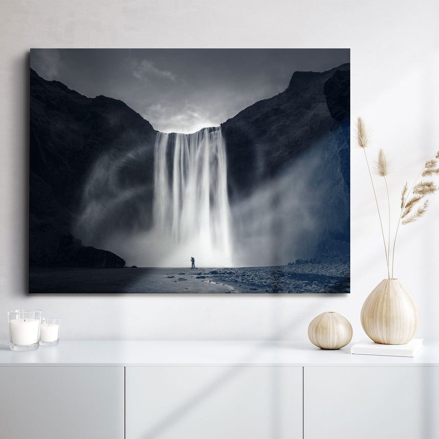 Lærredstryk - Skogafoss - Mads Iversen - Incado