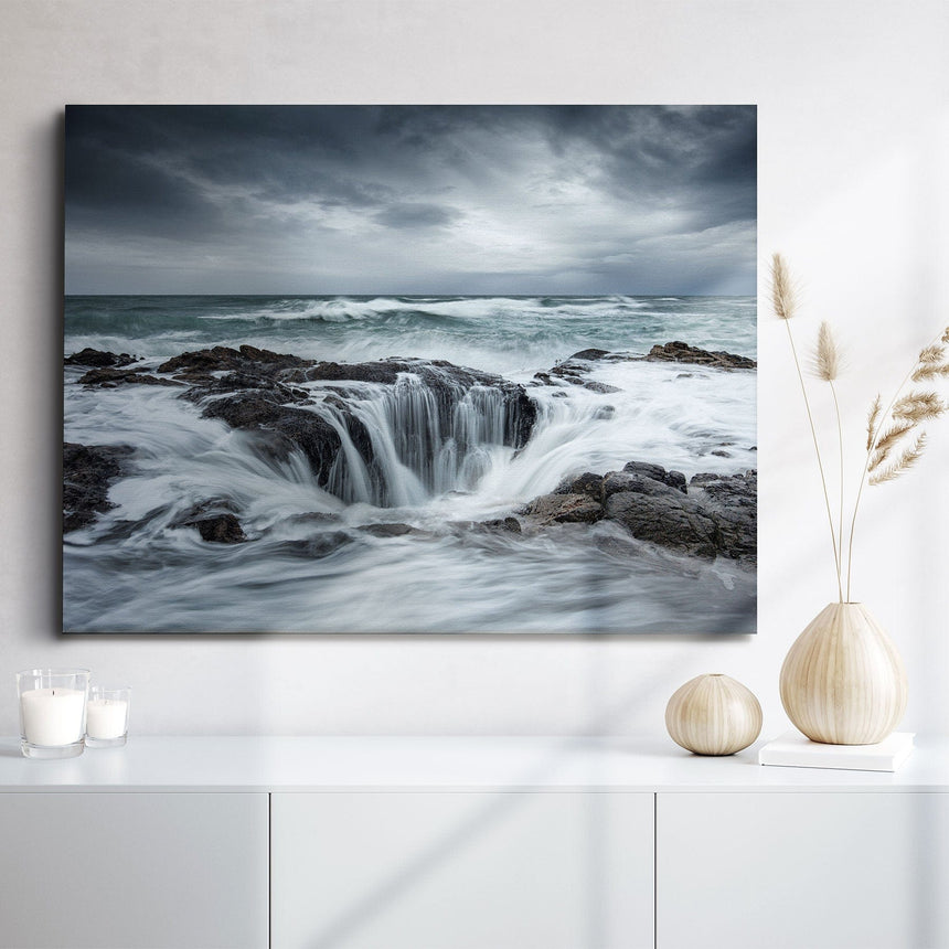 Lærredstryk - Thor's Well - Mads Iversen - Incado