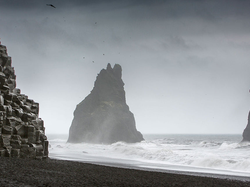 Lærredstryk - Beach of Rocks - Mads Iversen - Incado