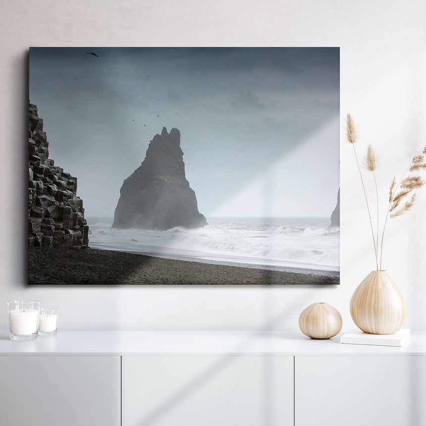 Lærredstryk - Beach of Rocks - Mads Iversen - Incado