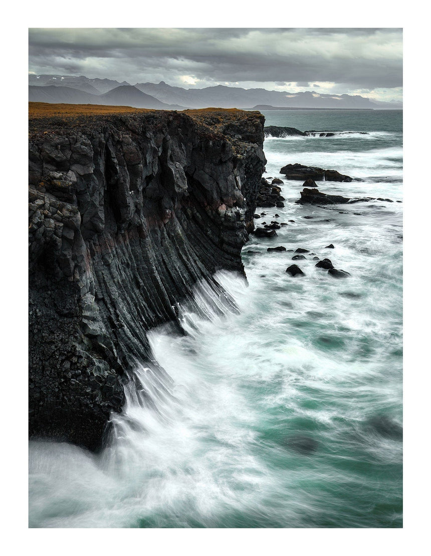 Lærredstryk - Arnarstapi Cliffs - Mads Iversen - Incado