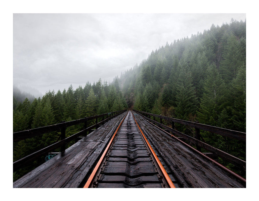 Lærredstryk - Traintracks - Mads Iversen - Incado