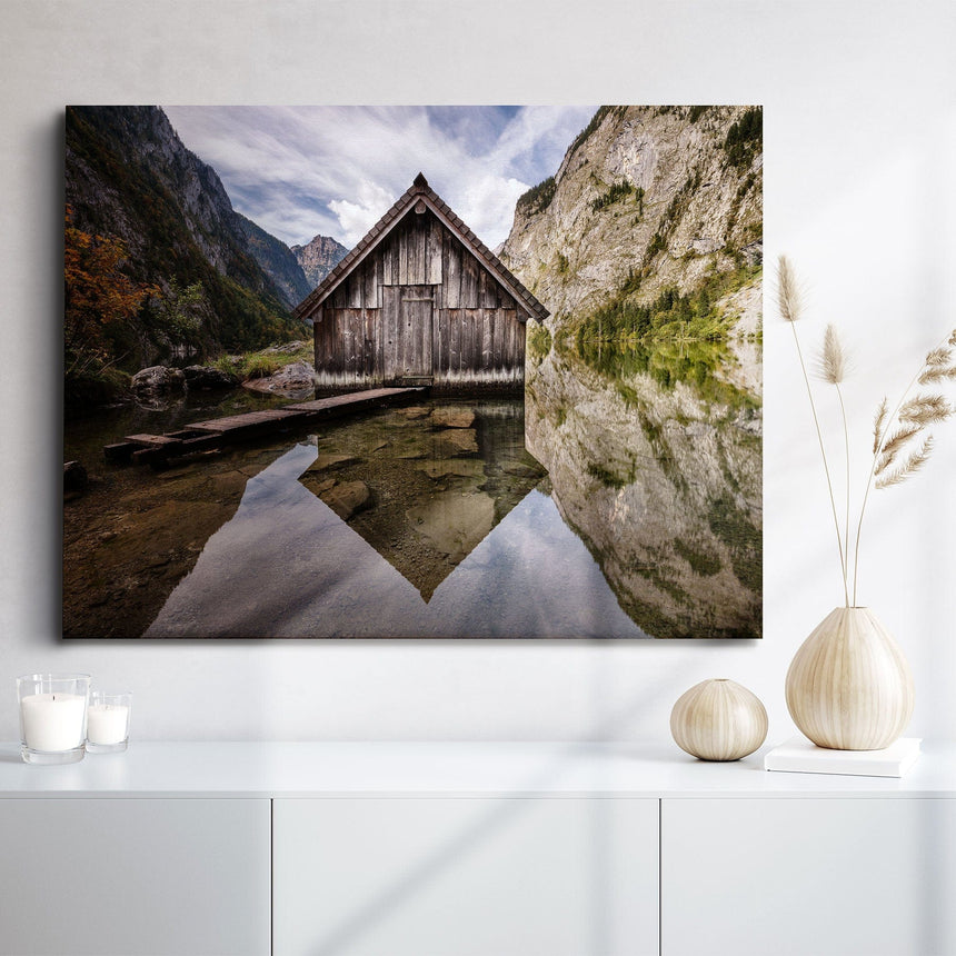 Lærredstryk - Lakehouse - Mads Iversen - Incado