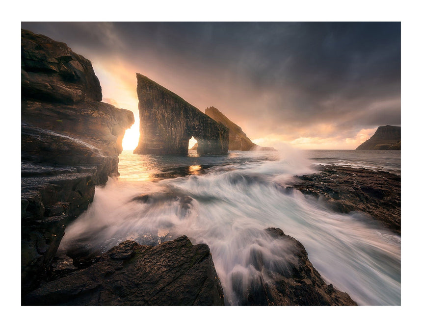 Lærredstryk - Drangarnir - Mads Iversen - Incado