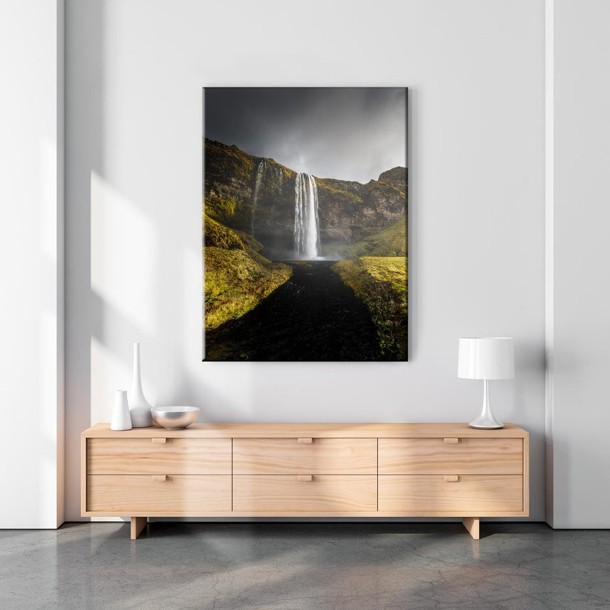Lærredstryk - Dusty Waterfall - Mads Iversen - Incado