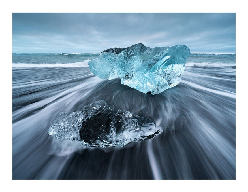 Lærredstryk - Ice Beach Diamond - Mads Iversen - Incado