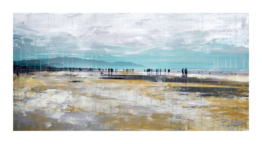 Lærredstryk - A Day At The Beach - Incado