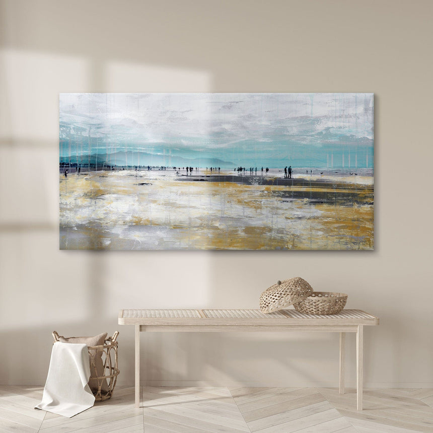 Lærredstryk - A Day At The Beach - Incado