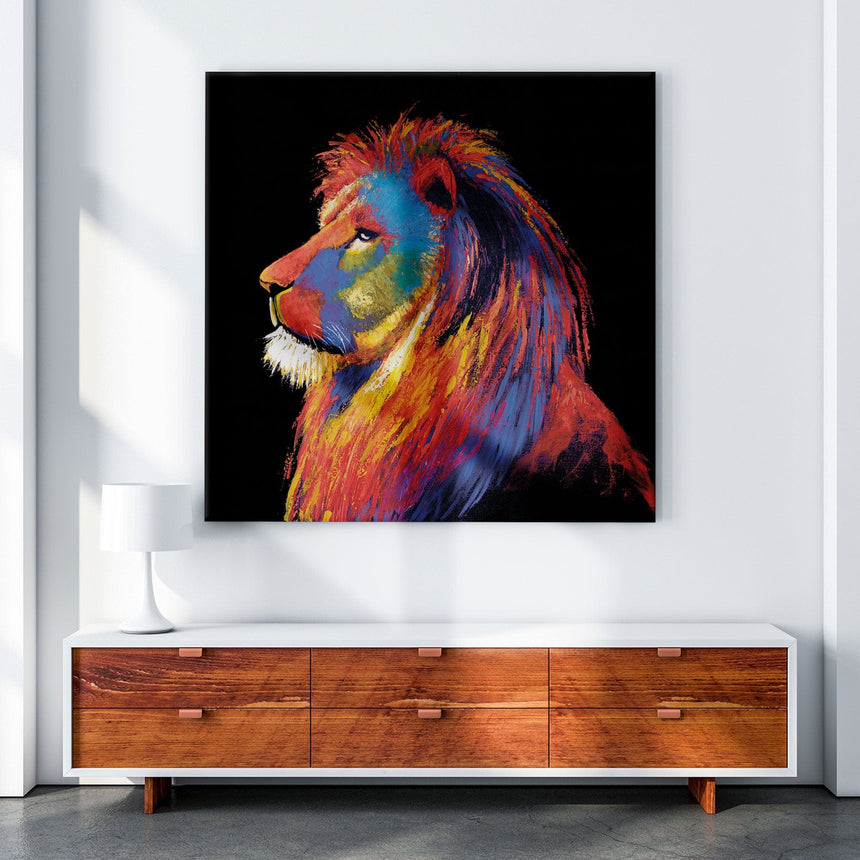 Lærredstryk - Lion - Incado