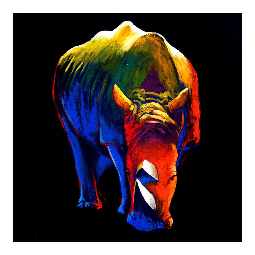 Lærredstryk - Rhino - Incado