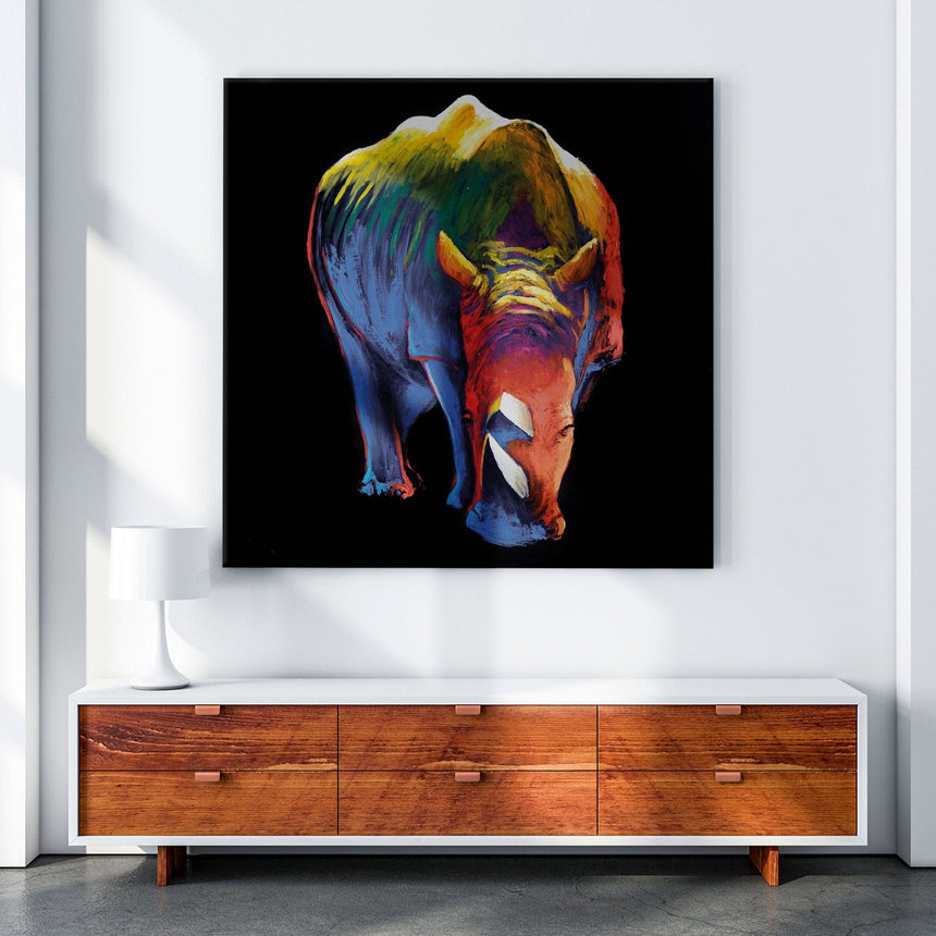 Lærredstryk - Rhino - Incado