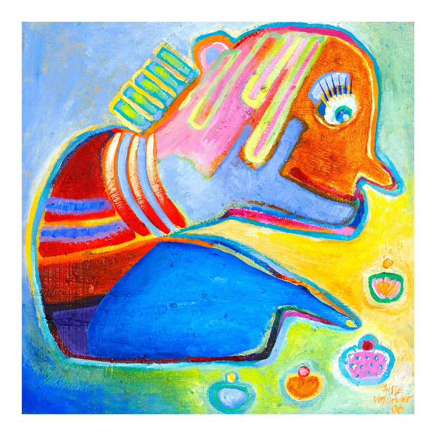 Lærredstryk - I would like - Susse Volander - Incado