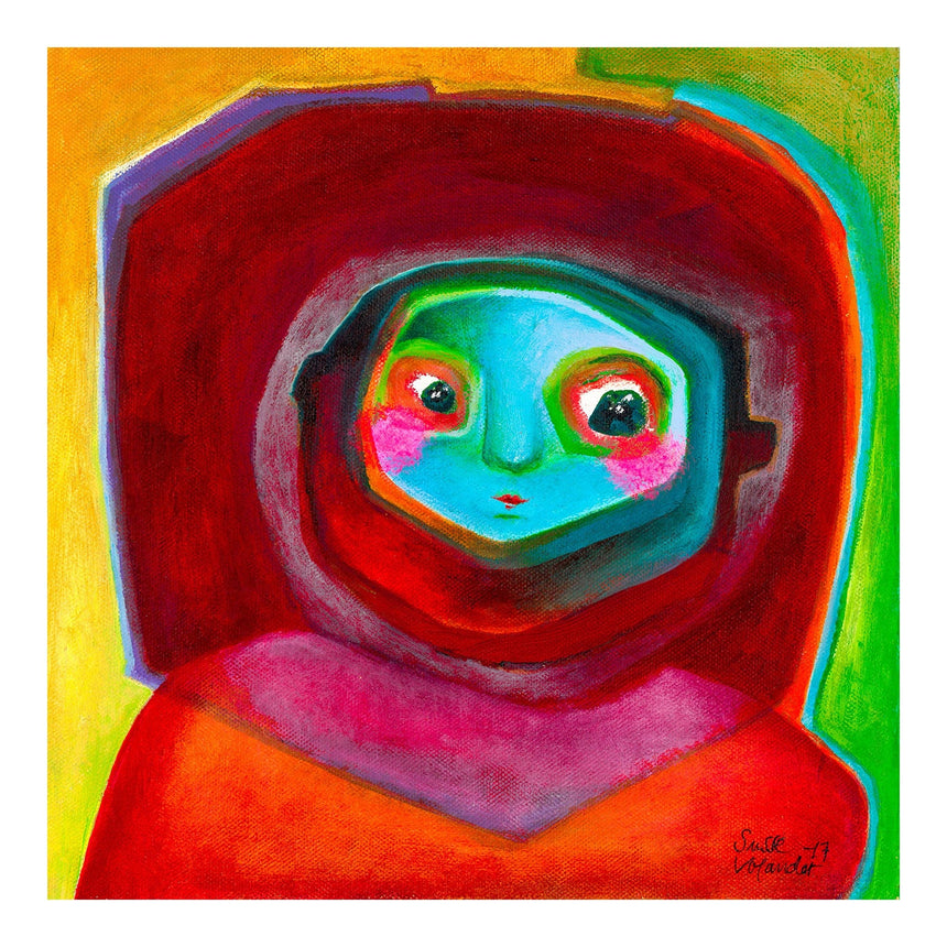 Lærredstryk - Martians hanging - Susse Volander - Incado