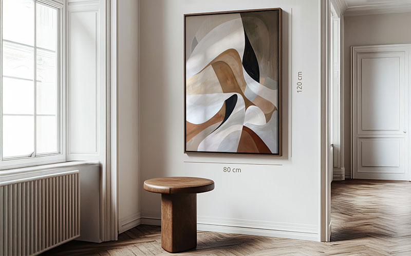 Sådan finder du den rette størrelse til din væg