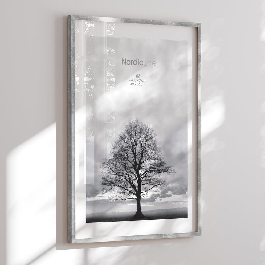 Træramme - Sølv - NordicLine