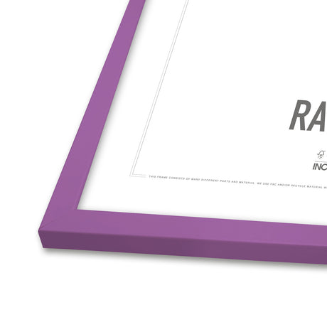 FSC® Ramme - NordicLine - Slim Purple - 21 x 29,7 cm / A4