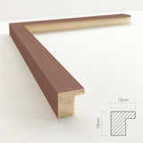 Træramme - Mocha Brown - NordicLine