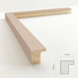 Træramme - Desert Beige - NordicLine