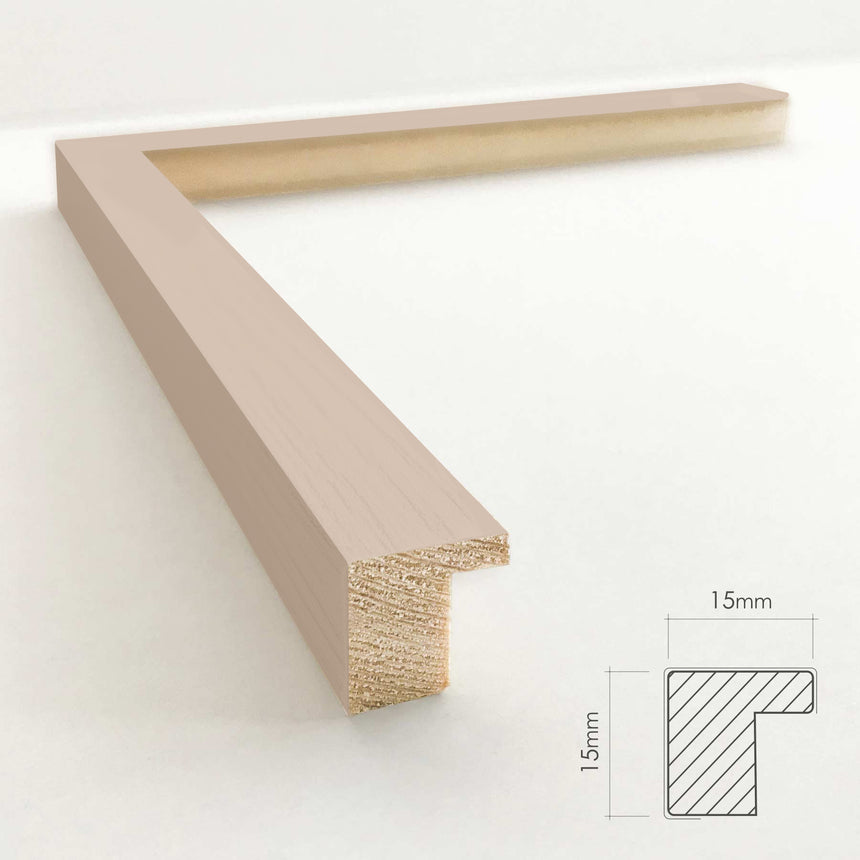 Træramme - Desert Beige - NordicLine