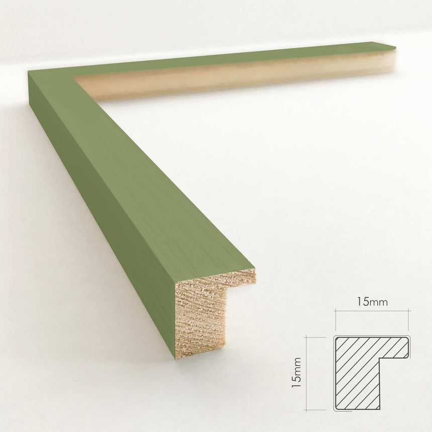 Træramme - Soft Matcha - NordicLine