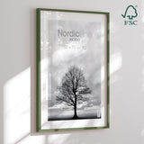 Træramme - Dark Olive - NordicLine