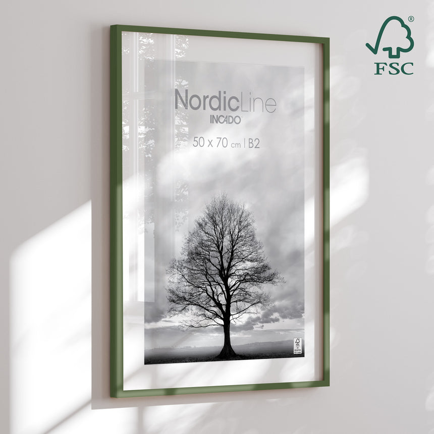 Træramme - Dark Olive - NordicLine