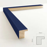 Træramme - Classic Blue - NordicLine