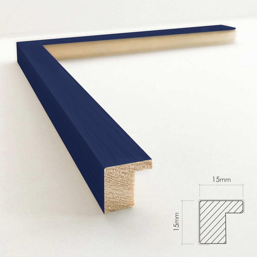 Træramme - Classic Blue - NordicLine