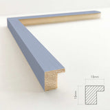 Træramme - Icy Blue - NordicLine