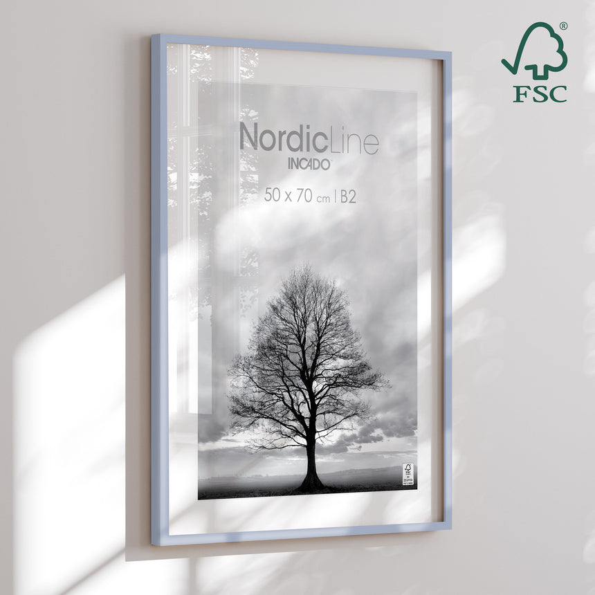Træramme - Icy Blue - NordicLine