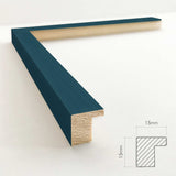 Træramme - Midnight Teal - NordicLine
