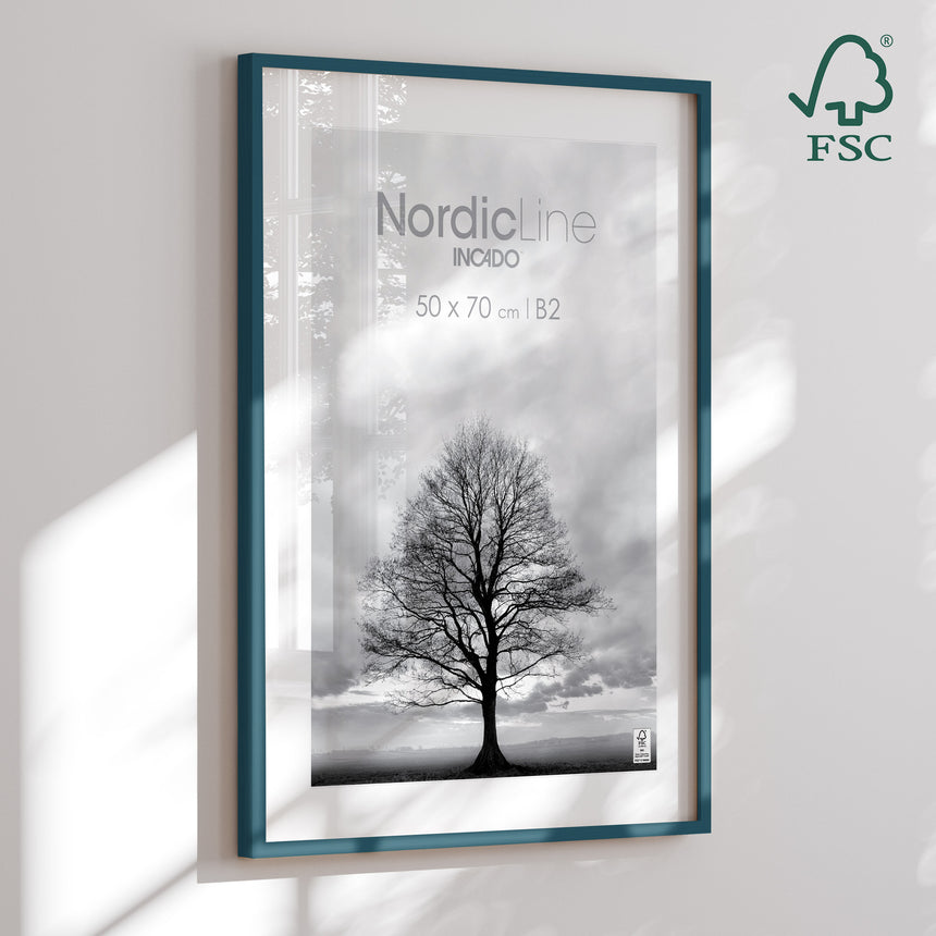 Træramme - Midnight Teal - NordicLine