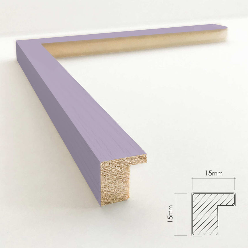 Træramme - Cool Lavender - NordicLine