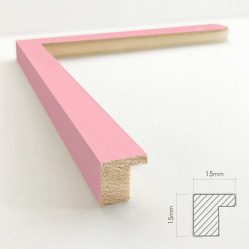 Træramme - Sugar Pink - NordicLine