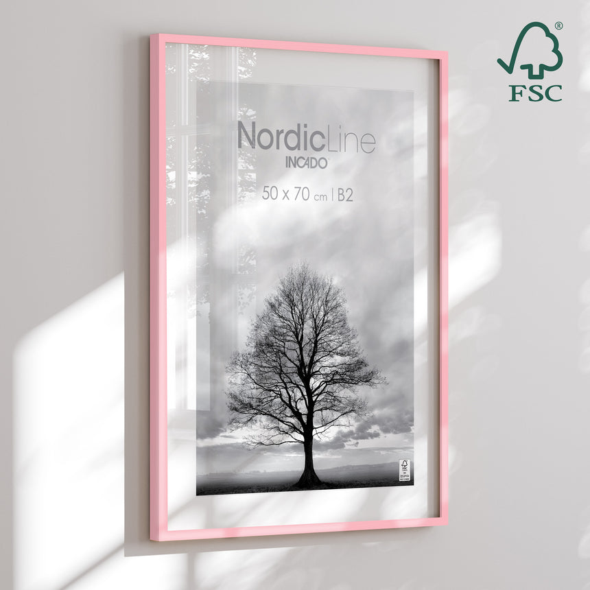 Træramme - Sugar Pink - NordicLine