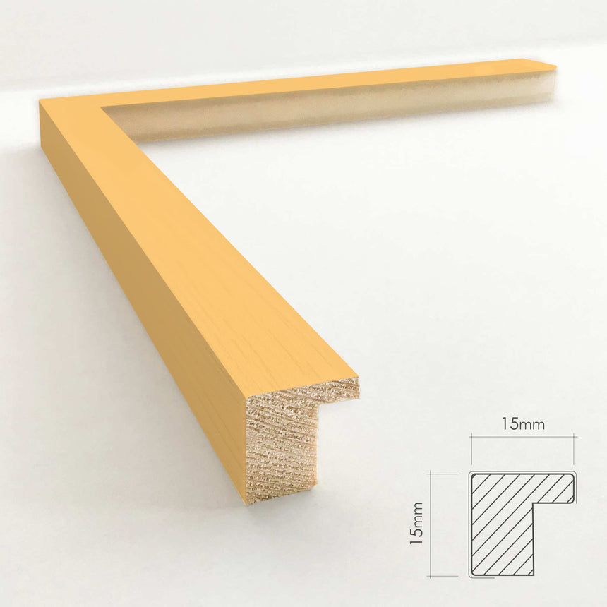 Træramme - Yellow Pop - NordicLine